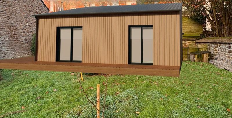 insertion mini maison dans environnement