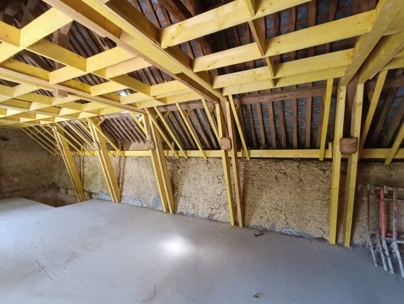 rénovation charpente pour aménagement de combles
