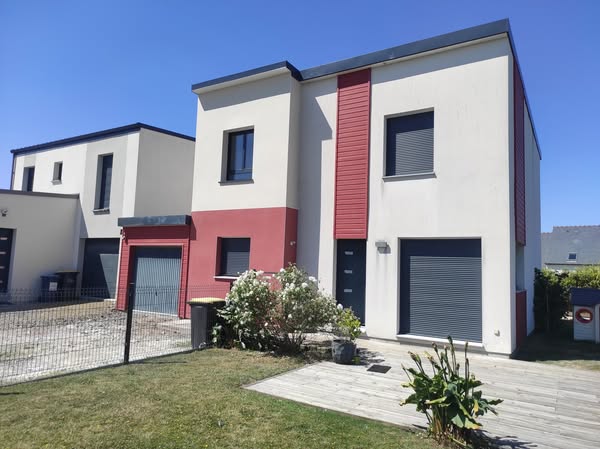 extension ossature bois avec enduit